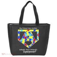 My Friend Has Autism What's Your Friend's Superpower? Tote Bag thumb 0