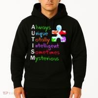 My Gift Is Autism: Always Unique Totally Intelligent Sometime Mysterious Puzzle Hoodie thumb 2