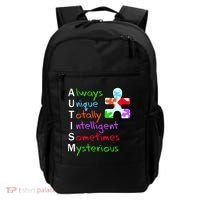 My Gift Is Autism: Always Unique Totally Intelligent Sometime Mysterious Puzzle Backpack thumb 0