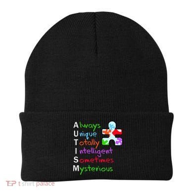 My Gift Is Autism: Always Unique Totally Intelligent Sometime Mysterious Puzzle Beanie