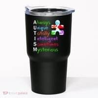 My Gift Is Autism: Always Unique Totally Intelligent Sometime Mysterious Puzzle Tumbler thumb 0