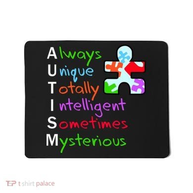 My Gift Is Autism: Always Unique Totally Intelligent Sometime Mysterious Puzzle Mousepad