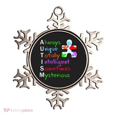 My Gift Is Autism: Always Unique Totally Intelligent Sometime Mysterious Puzzle Ornament
