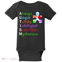 My Gift Is Autism: Always Unique Totally Intelligent Sometime Mysterious Puzzle Baby Bodysuit thumb 0