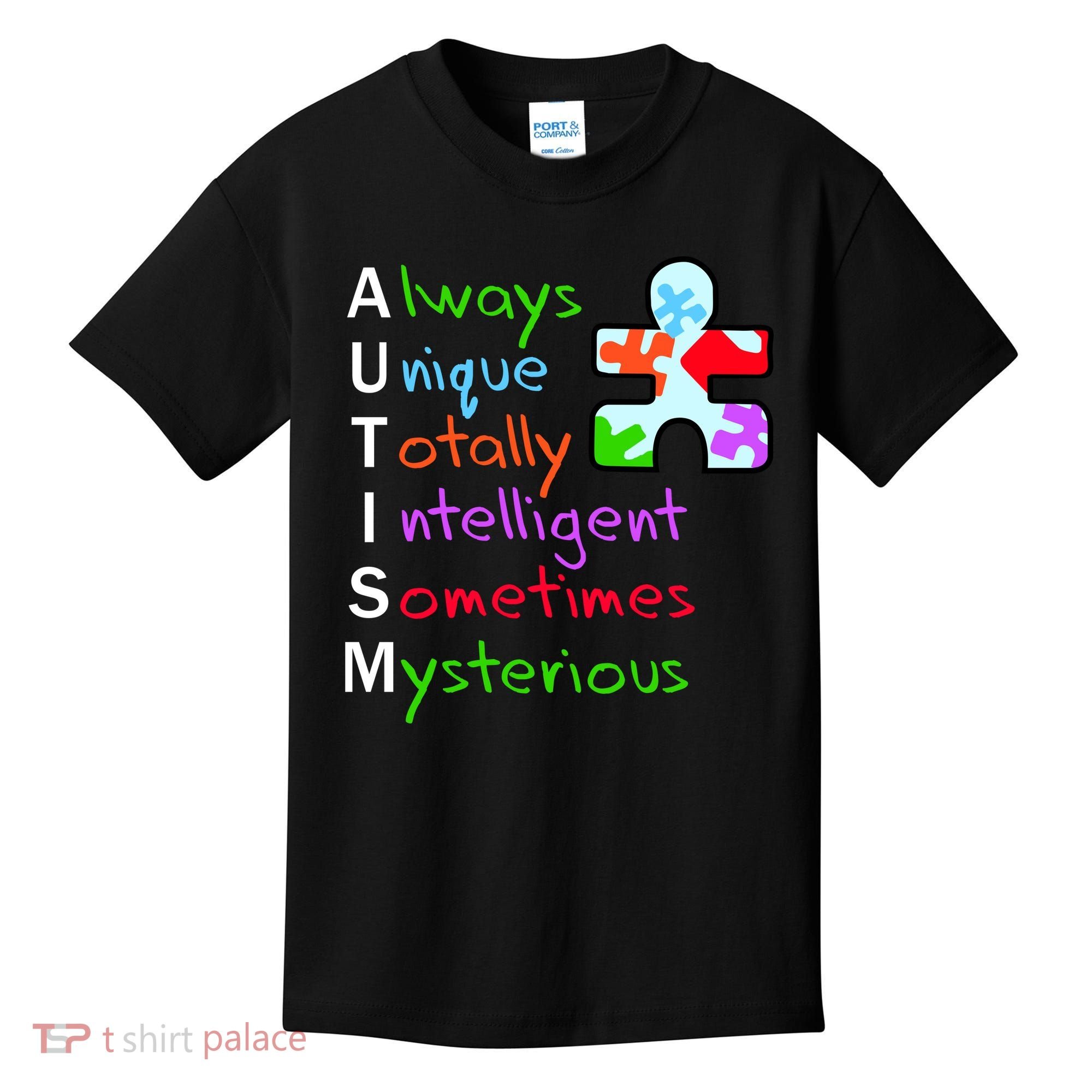 My Gift Is Autism: Always Unique Totally Intelligent Sometime Mysterious Puzzle Kids T-Shirt