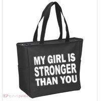 My Girl Is Stronger Than You Tote Bag thumb 2