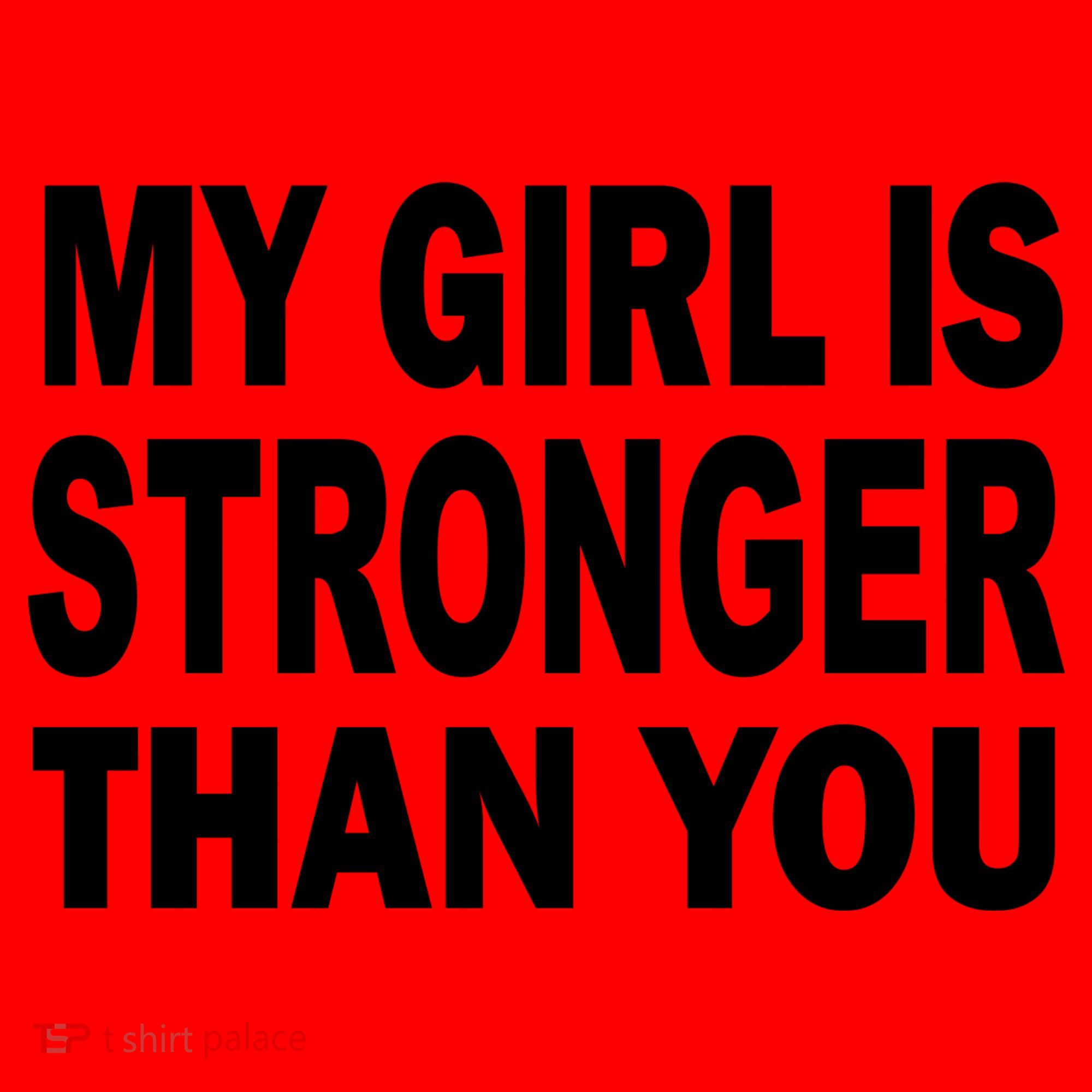 My Girl Is Stronger Than You Santa Hat