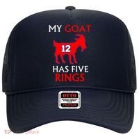 My Goat #12 Has Five Rings New England Football Champs Hat thumb 0