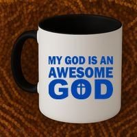 My God Is An Awesome God Coffee Mug thumb 2