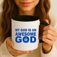 My God Is An Awesome God Coffee Mug thumb 3
