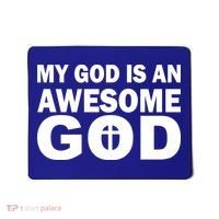My God Is An Awesome God Mousepad thumb 0