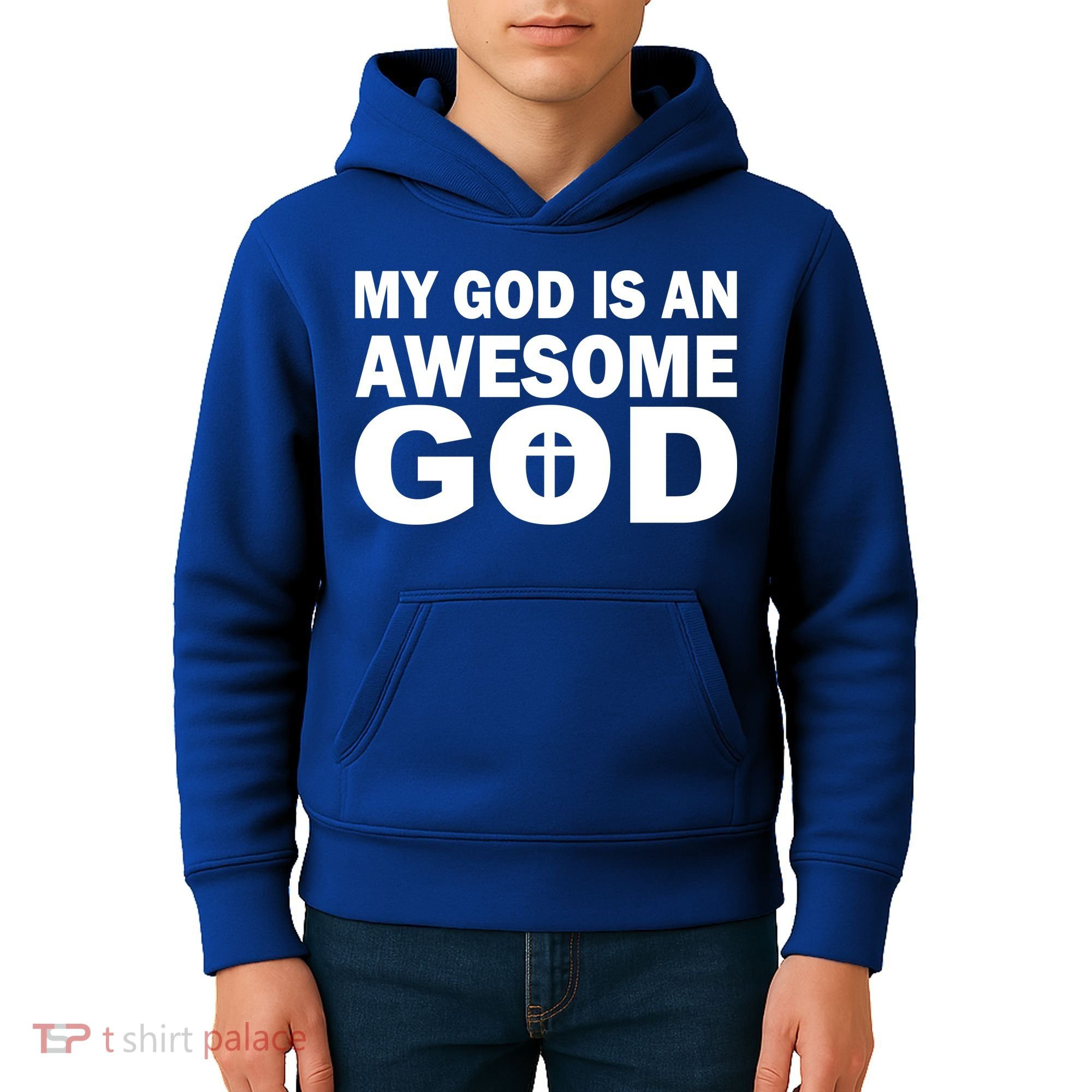 My God Is An Awesome God Kids Hoodie