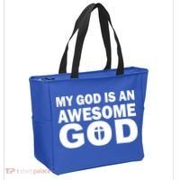 My God Is An Awesome God Tote Bag thumb 2