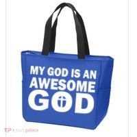 My God Is An Awesome God Tote Bag thumb 3