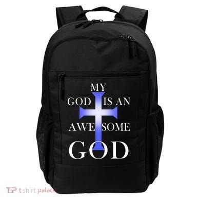 My God Is An Awesome God Jesus Backpack