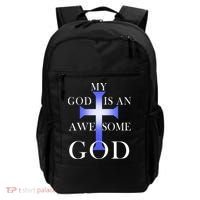 My God Is An Awesome God Jesus Backpack thumb 0