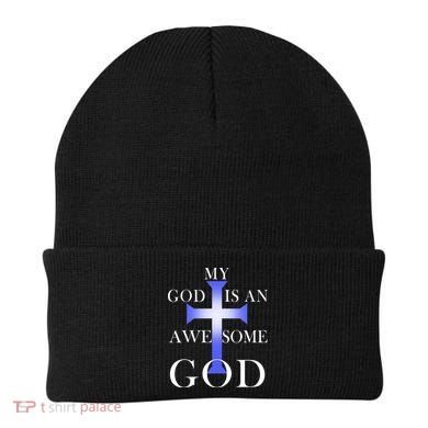 My God Is An Awesome God Jesus Beanie