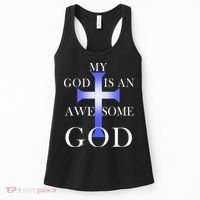 My God Is An Awesome God Jesus Women's Tank Top thumb 0