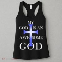 My God Is An Awesome God Jesus Women's Tank Top thumb 3