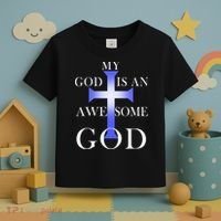 My God Is An Awesome God Jesus Toddler T-Shirt thumb 3