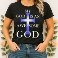 My God Is An Awesome God Jesus Women's T-Shirt thumb 2