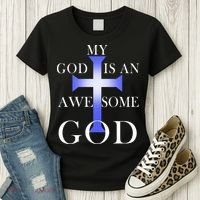 My God Is An Awesome God Jesus Women's T-Shirt thumb 3