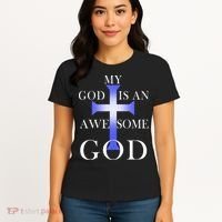 My God Is An Awesome God Jesus Women's T-Shirt thumb 4