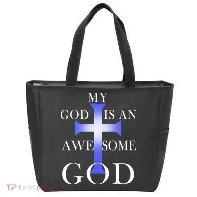 My God Is An Awesome God Jesus Tote Bag
