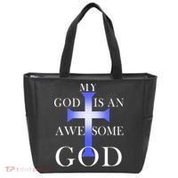My God Is An Awesome God Jesus Tote Bag thumb 0