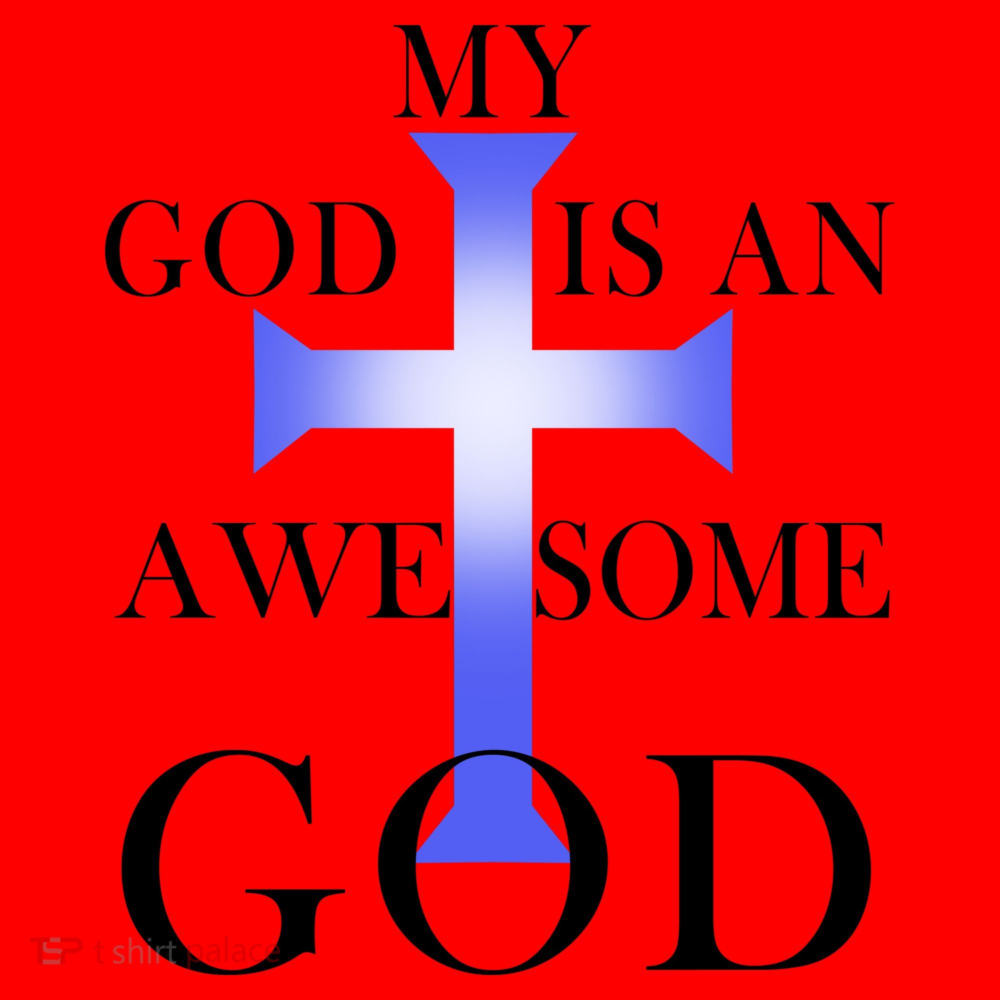 My God Is An Awesome God Jesus Santa Hat