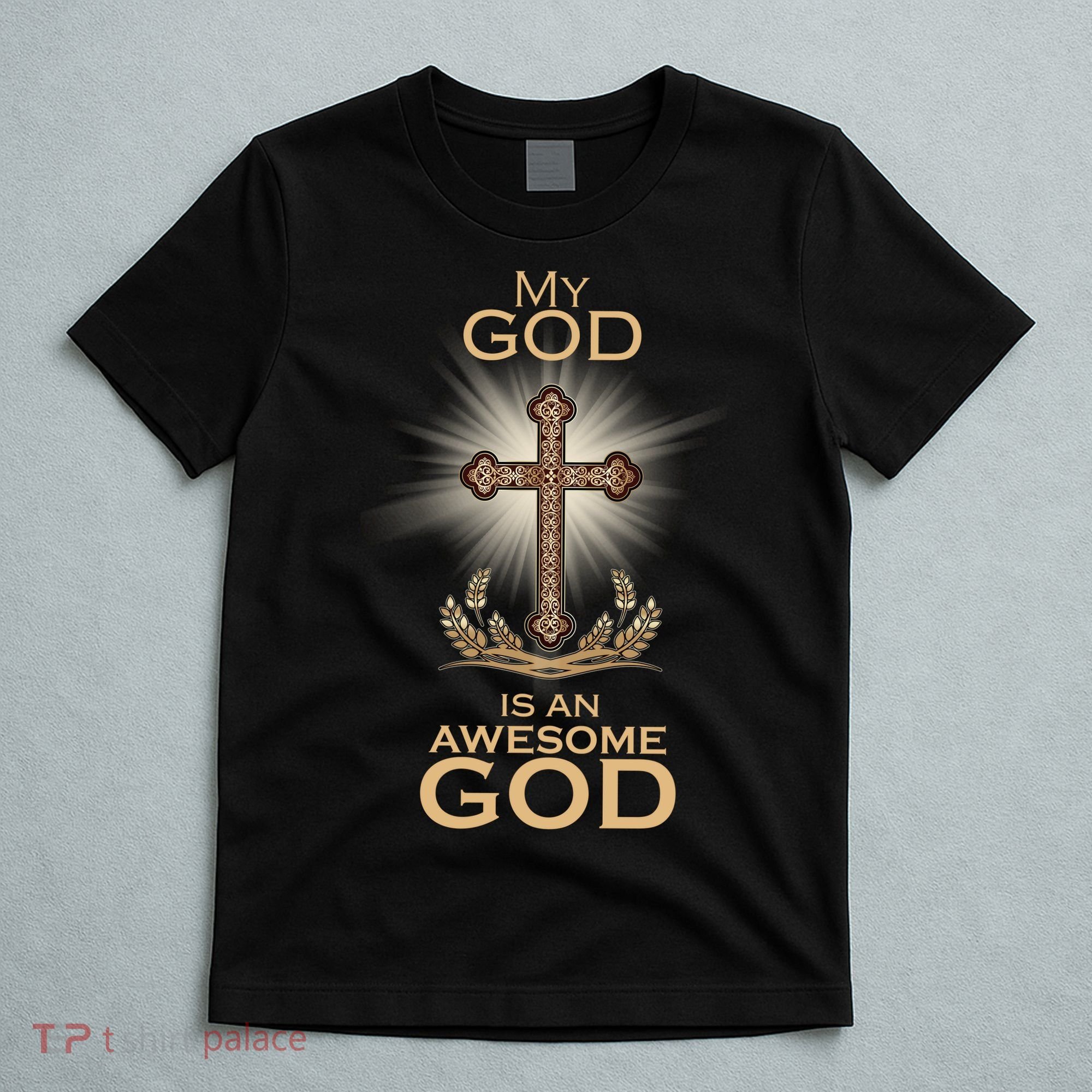 My God Is An Awesome God Vintage Cross T-Shirt