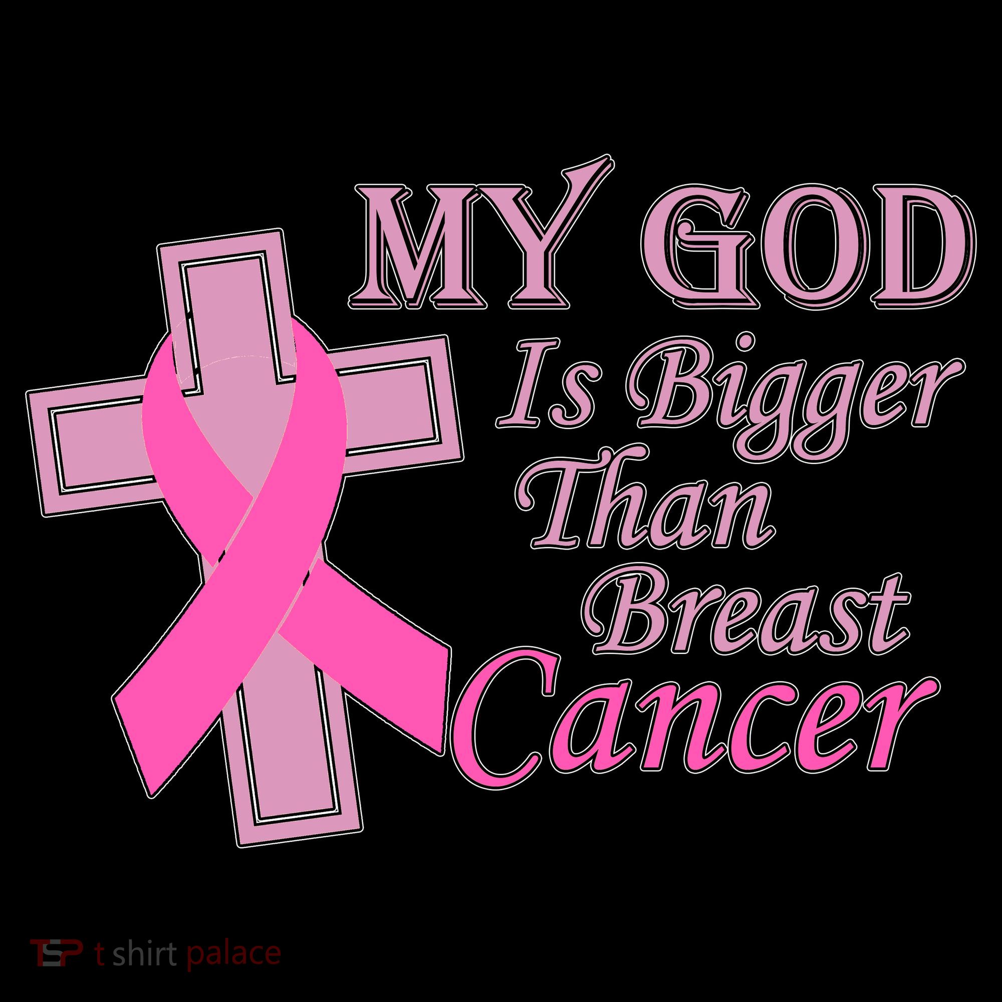 My God Is Bigger Than Breast Cancer Coffee Mug