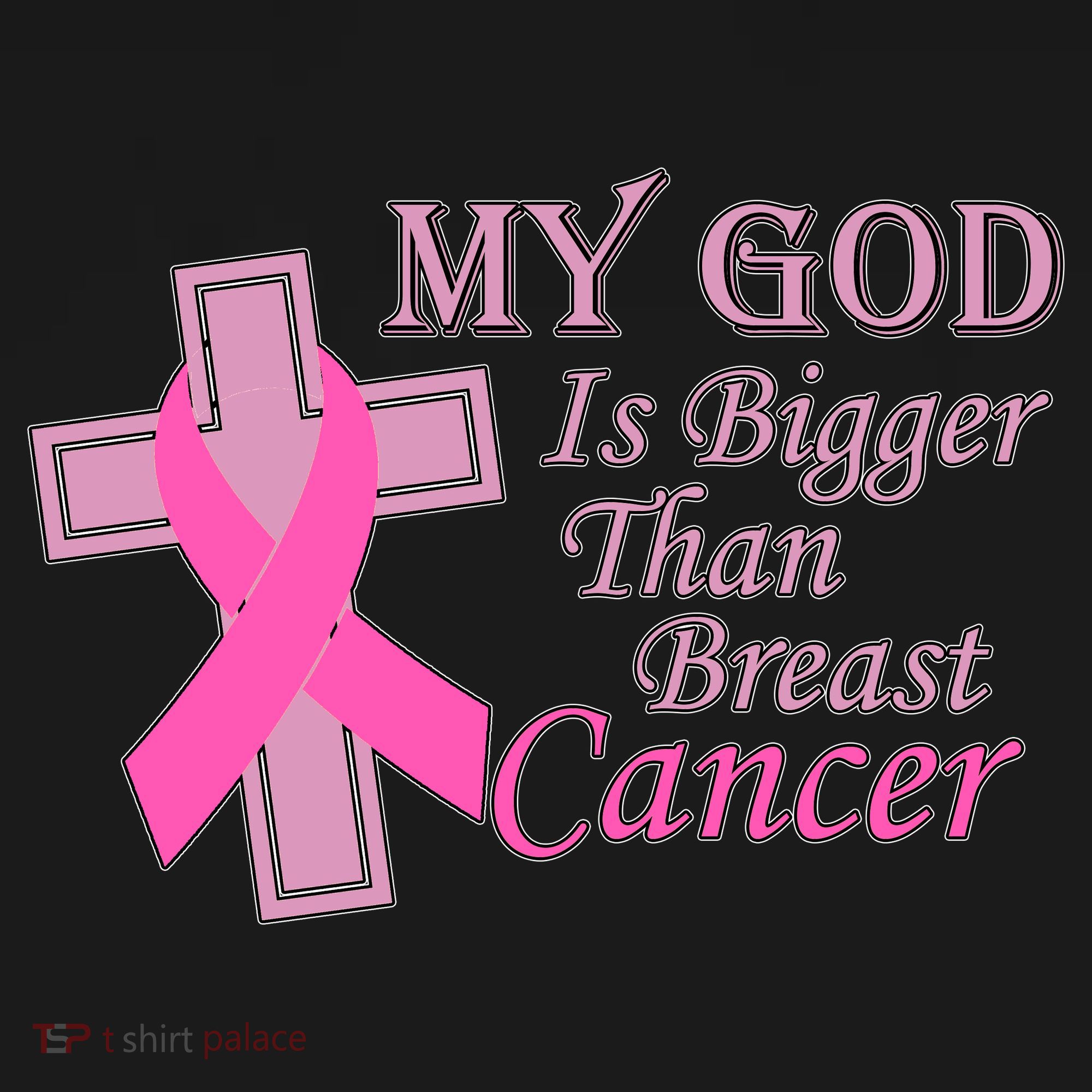 My God Is Bigger Than Breast Cancer Women's Hoodie