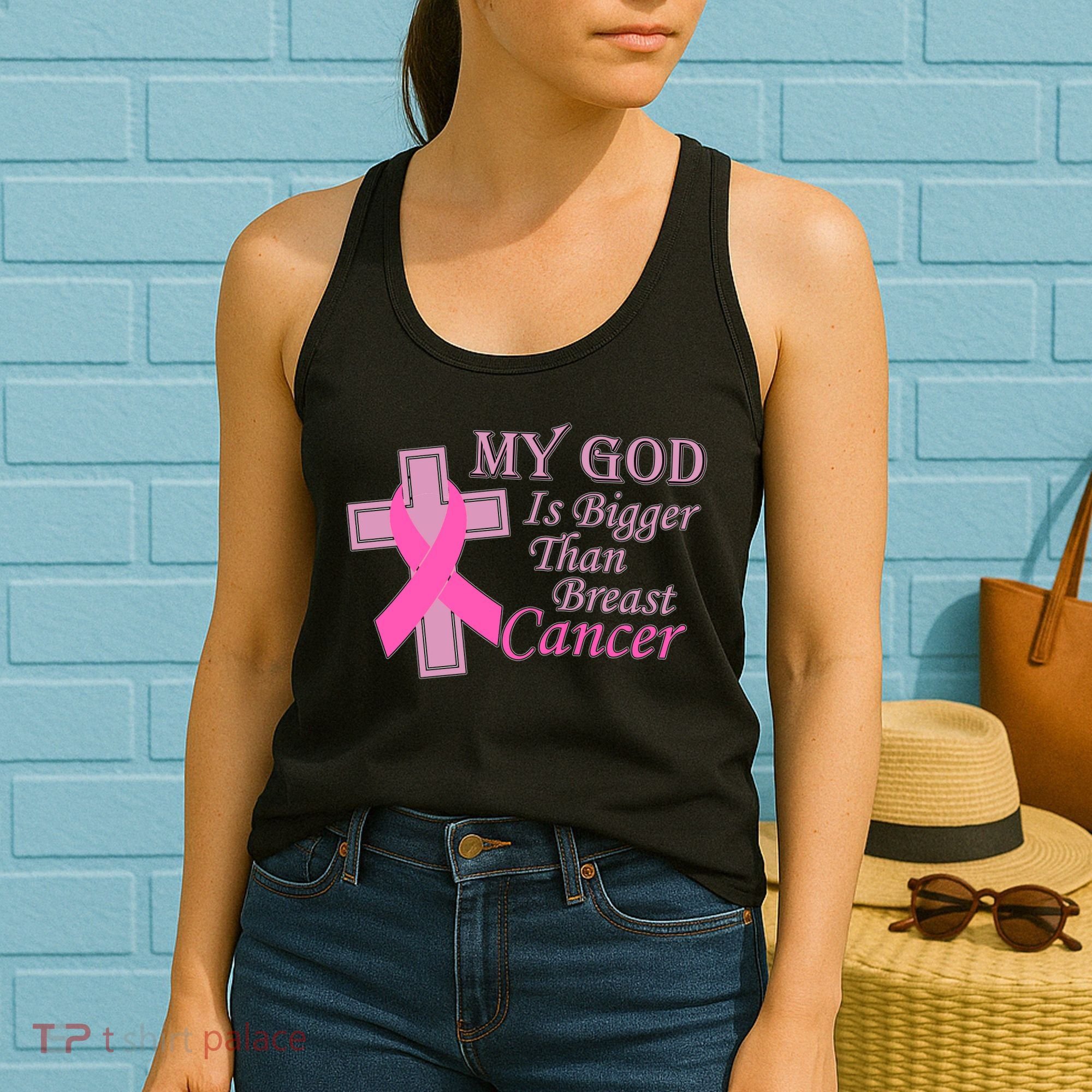 My God Is Bigger Than Breast Cancer Women's Tank Top