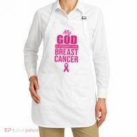 My God Is Stronger Than Breast Cancer Apron thumb 2