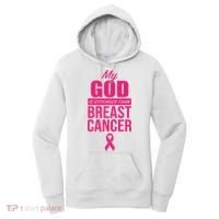 My God Is Stronger Than Breast Cancer Women's Hoodie thumb 0