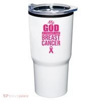 My God Is Stronger Than Breast Cancer Tumbler thumb 0