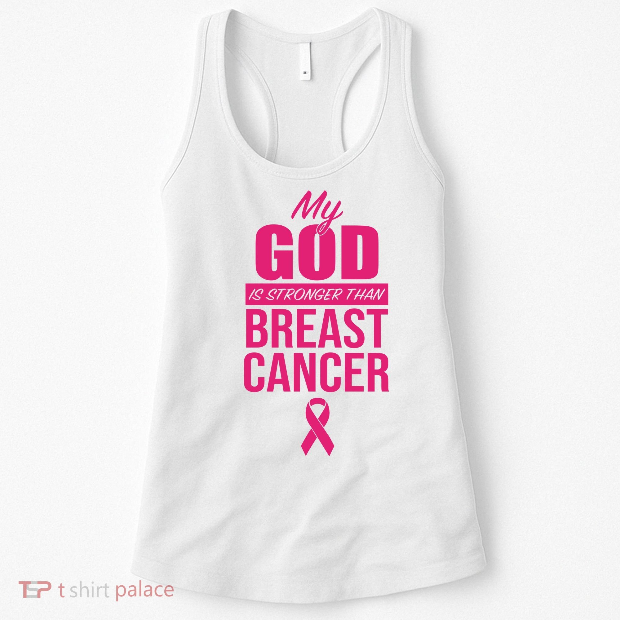 My God Is Stronger Than Breast Cancer Women's Tank Top