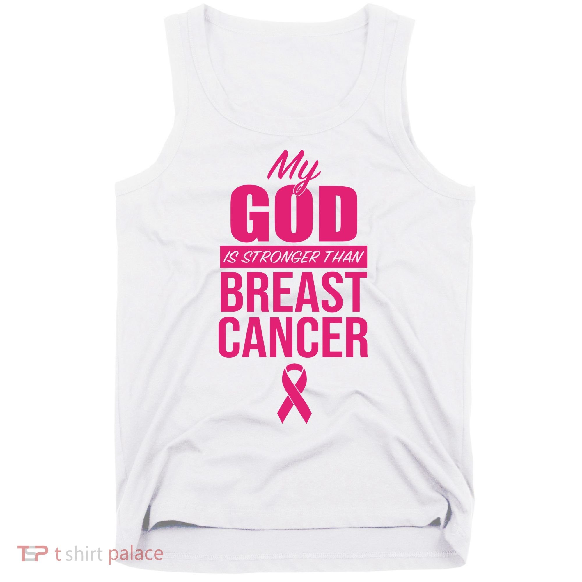 My God Is Stronger Than Breast Cancer Tank Top