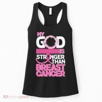My God Is Stronger Than Breast Cancer Awareness Women's Tank Top thumb 0
