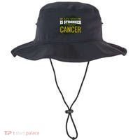 My God Is Stronger Than Cancer Bucket Hat thumb 0