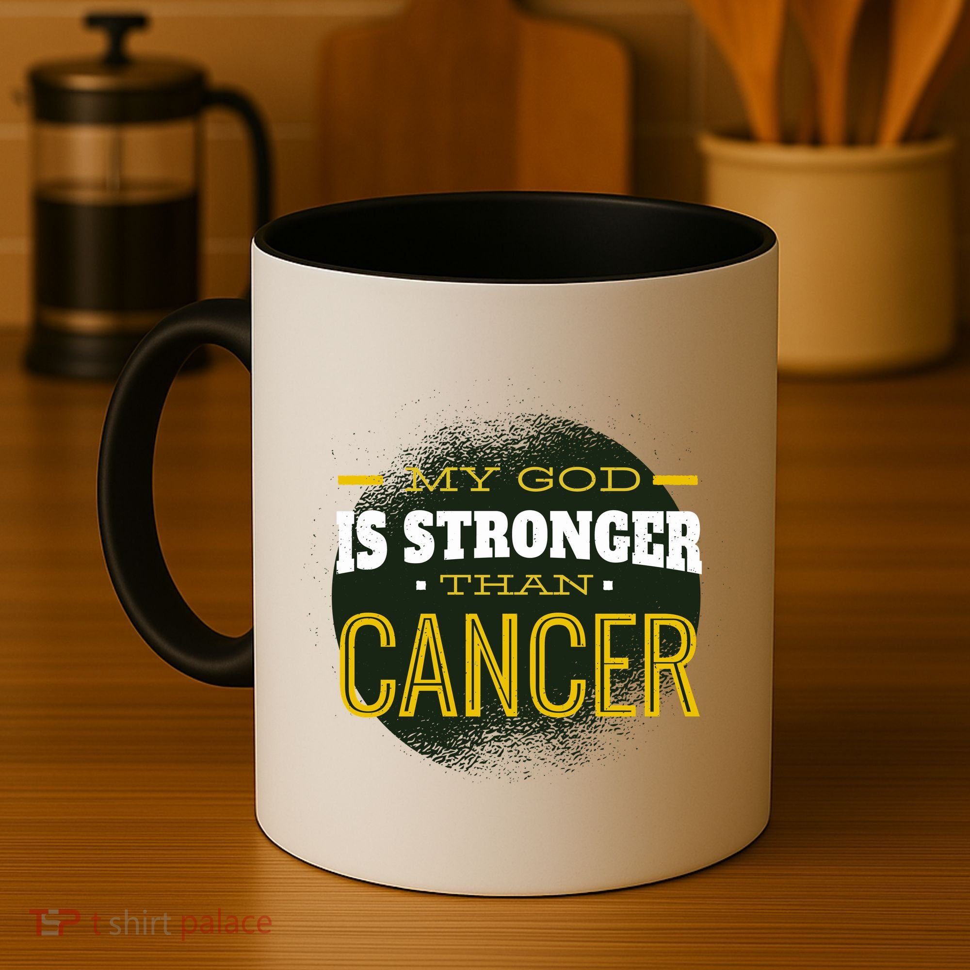My God Is Stronger Than Cancer Coffee Mug
