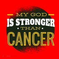 My God Is Stronger Than Cancer Santa Hat thumb 1