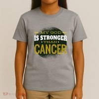My God Is Stronger Than Cancer T-Shirt thumb 4