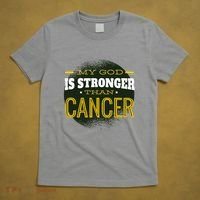 My God Is Stronger Than Cancer T-Shirt thumb 5