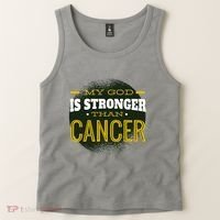 My God Is Stronger Than Cancer Tank Top thumb 2