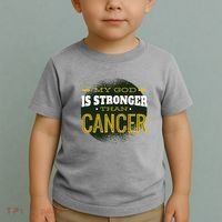 My God Is Stronger Than Cancer Toddler T-Shirt thumb 2