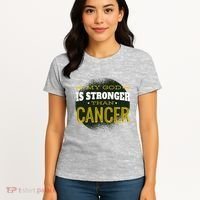 My God Is Stronger Than Cancer Women's T-Shirt thumb 4