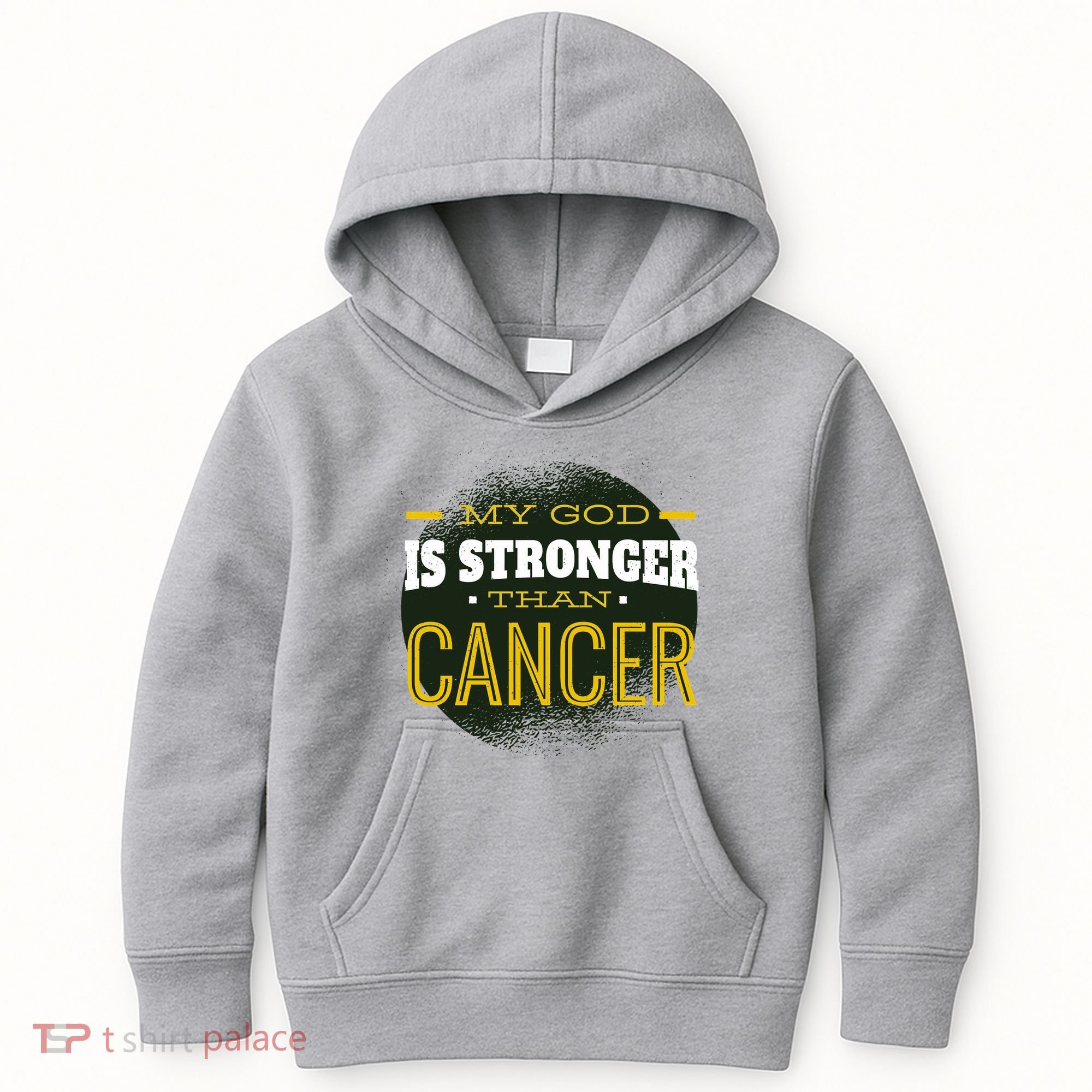 My God Is Stronger Than Cancer Kids Hoodie