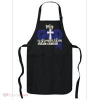 My God Is Stronger Than Colon Cancer Apron thumb 0